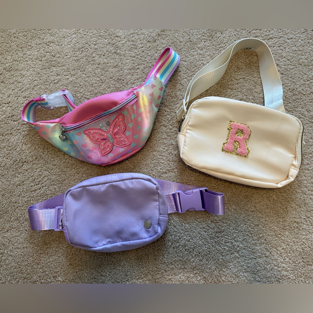 Trio of belt bags